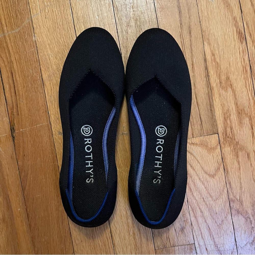 Rothy's Black Flats Versatile Slip-On Loafers